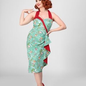 Collectif Clothing Lorna Motel Pencil Dress